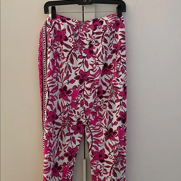 NWT Lilly Pulitzer- UPF 50+ 32" Grenada Knit Pant XL Elderflower - Picture 11 of 11